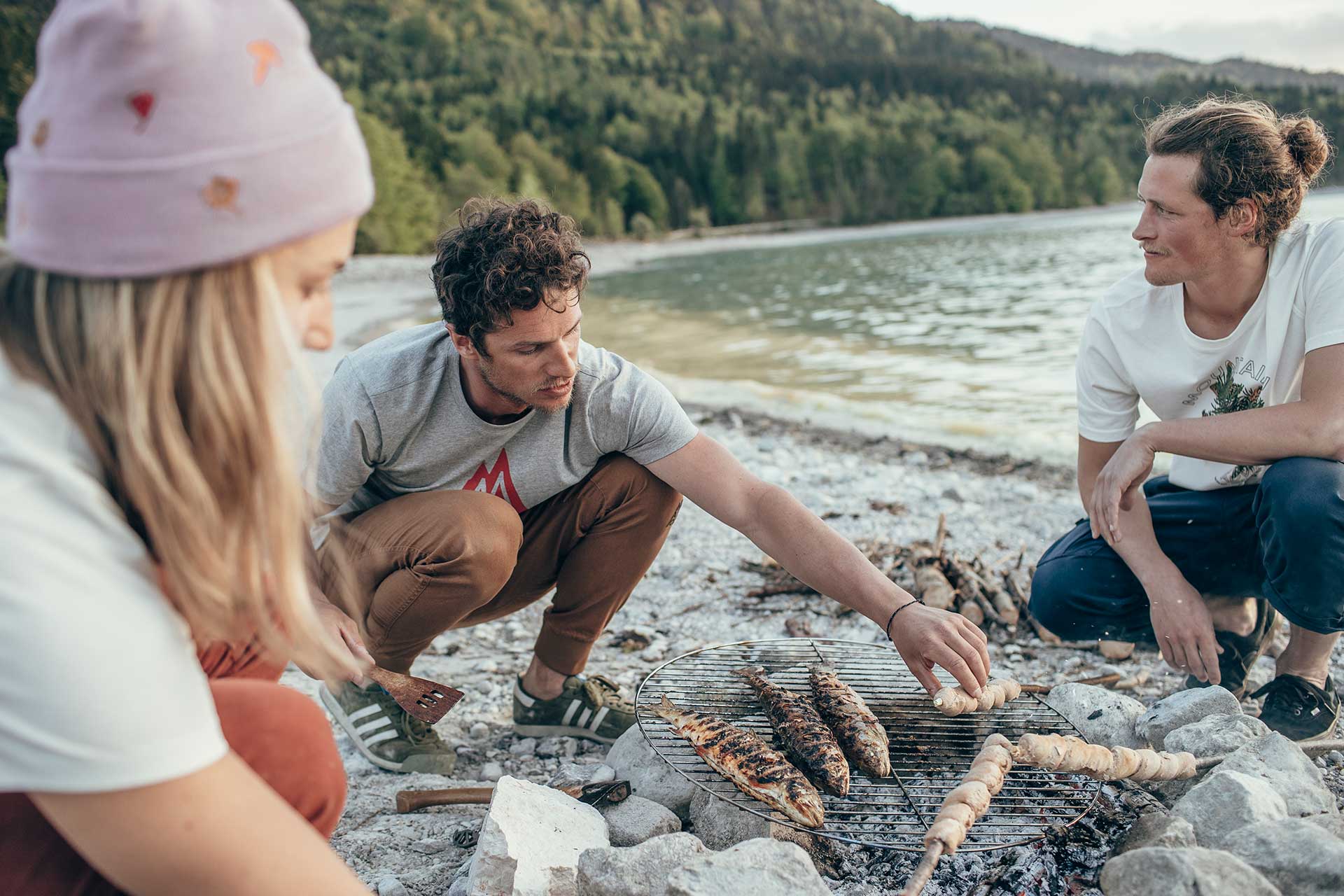 Outdoor Fotograf Lifestyle People Camping Essen See Foto Shooting Maloja