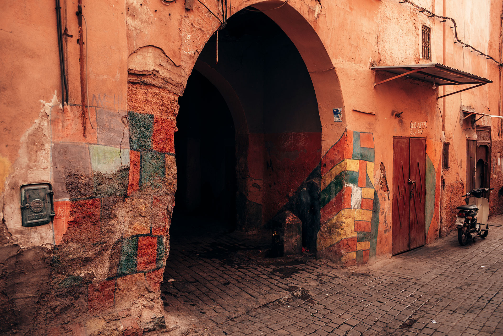 Detail Urban Stadt Fotograf Running Fitness Marrakech Marokko