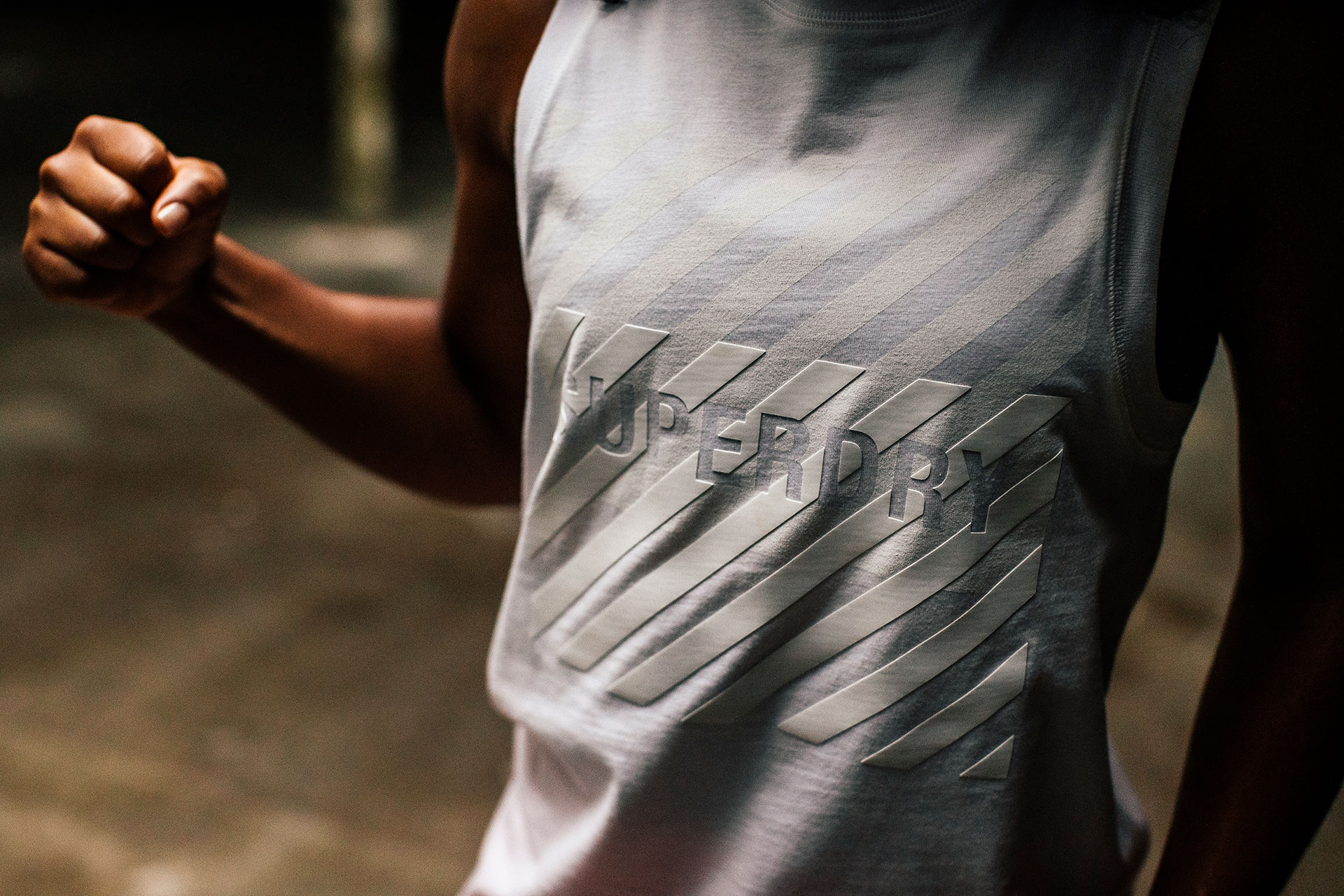 Sportbekleidung Fotograf Training Fitness Superdry Global Kampagne