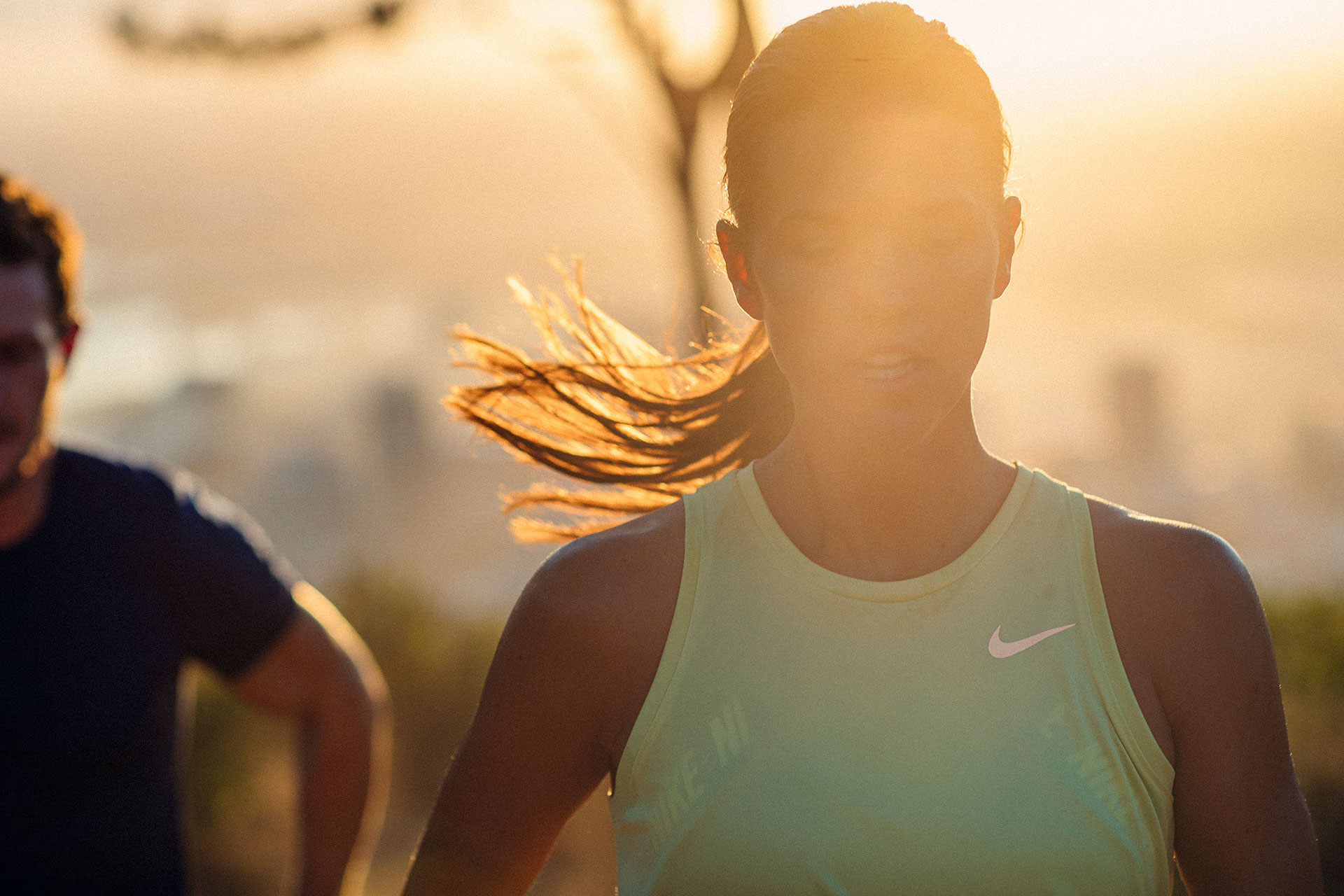 Porträt Sonnenaufgang Sportbekleidung People Fotografie Lifestyle Schwitzen