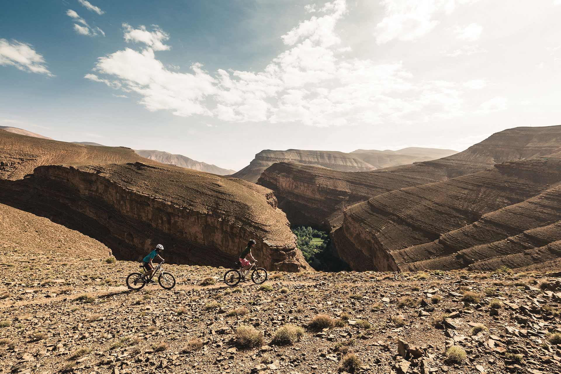 Mountainbike Landschaft Fotograf Marokko Katalogproduktion Hoher Dades Michael Müller