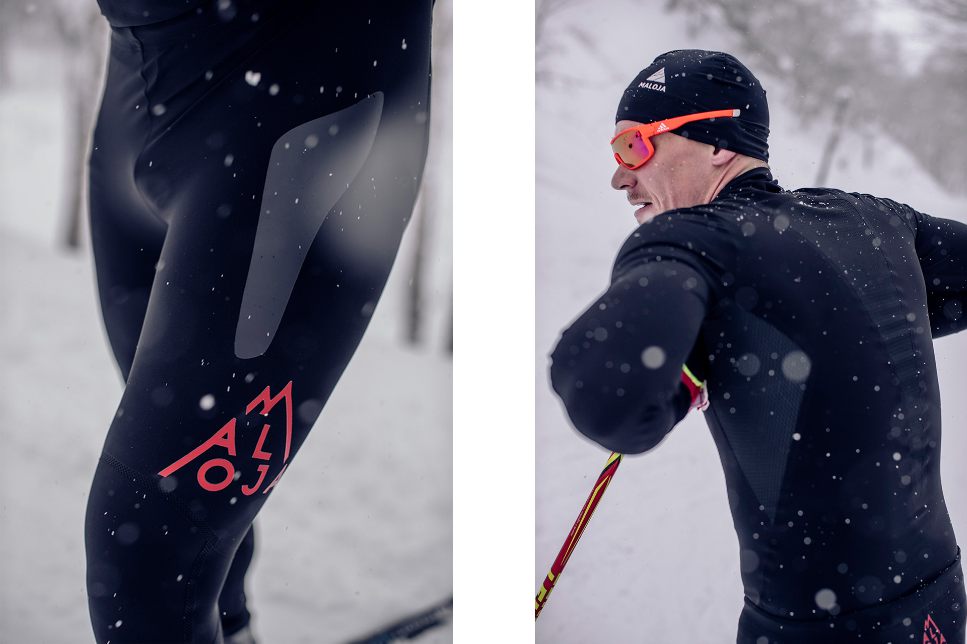 Funktionsbekleidung Maloja Katalog Fotoproduktion Michael Müller Ski Winter Outdoor München