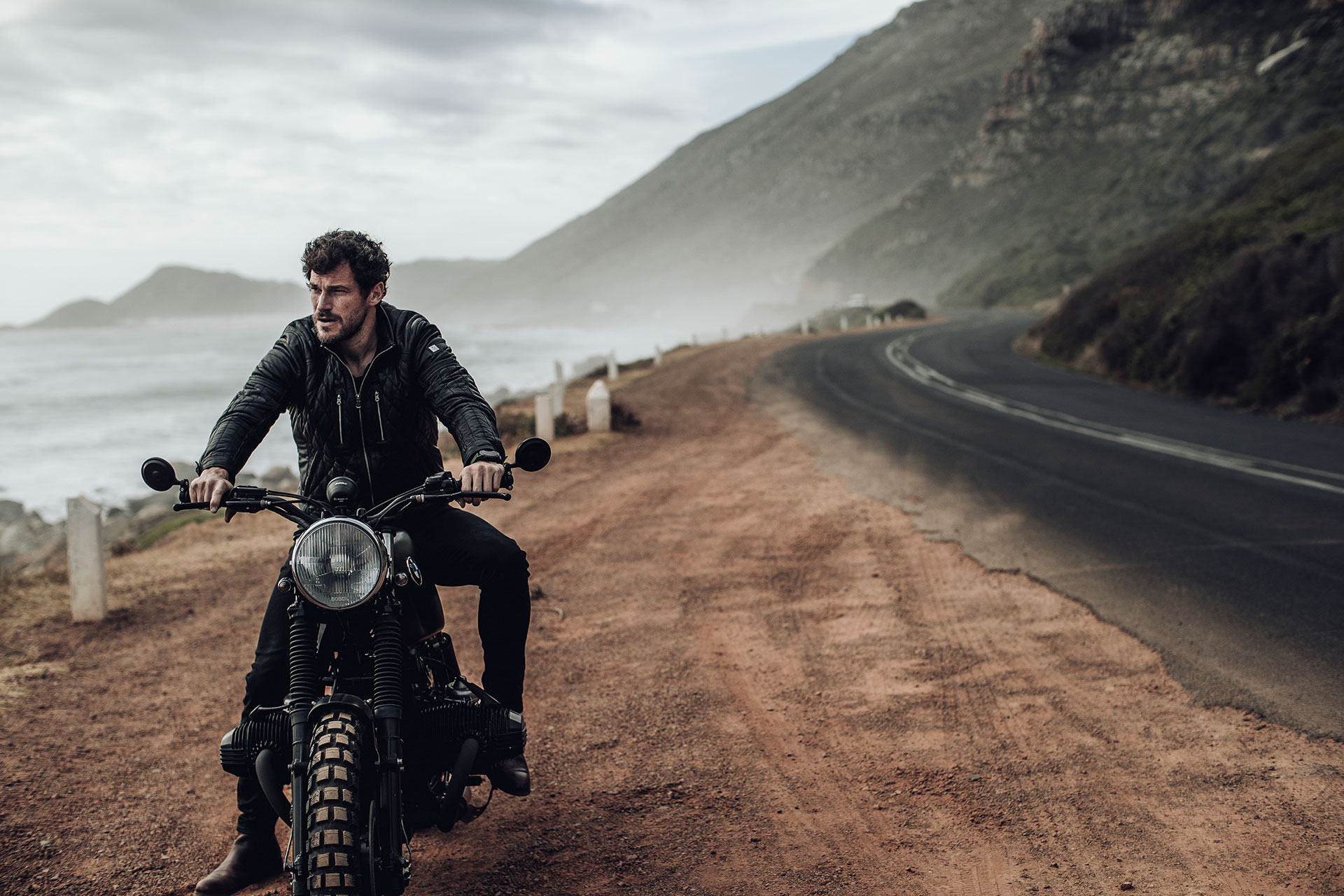 Biker Motorrad Fotograf Automotive Landscape Lifestyle Produktion Italien Rom