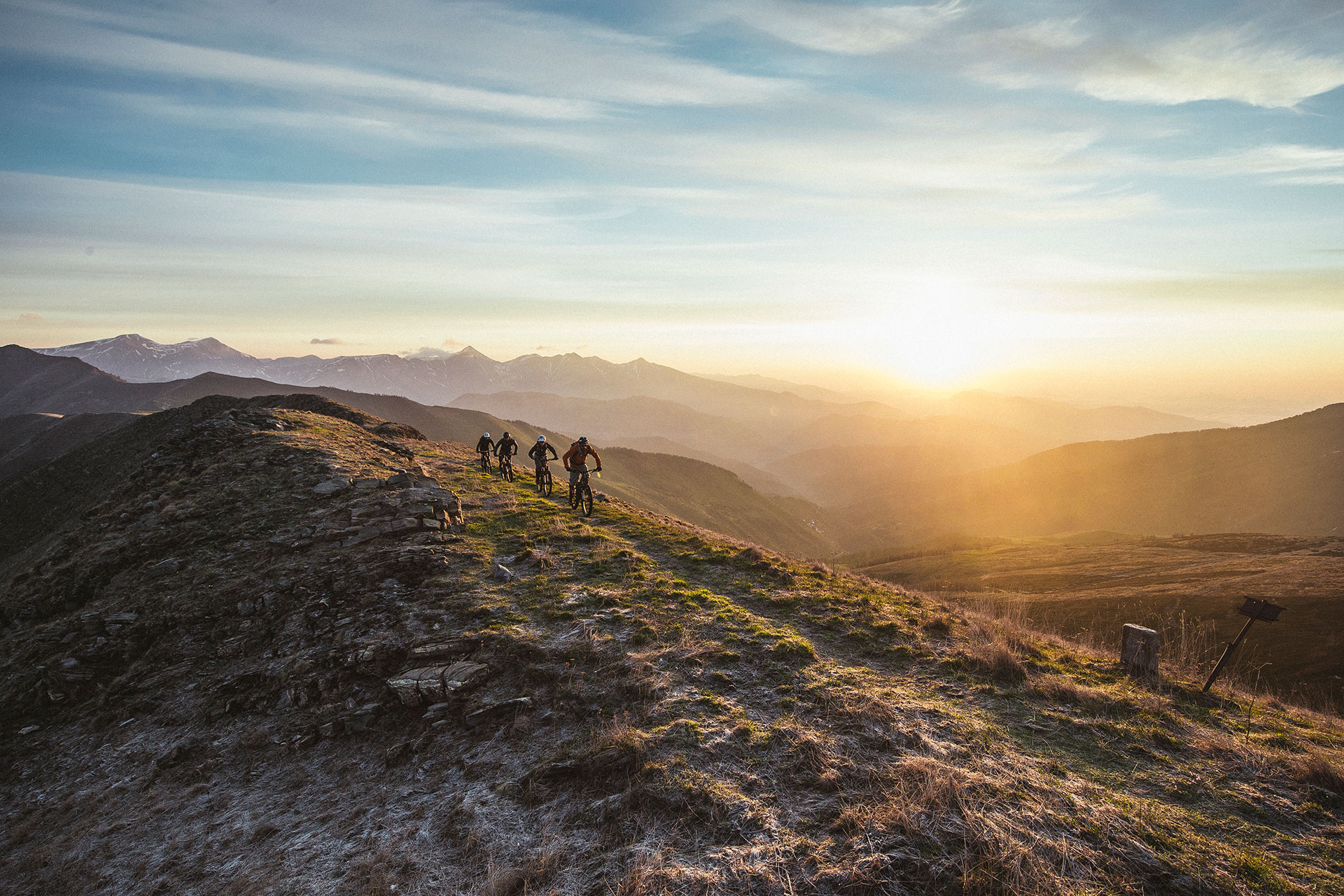 Bergkamm Sport Outdoor Fotograf Landschaft Sonnenaufgang Tour Fahrrad Stuttgart 