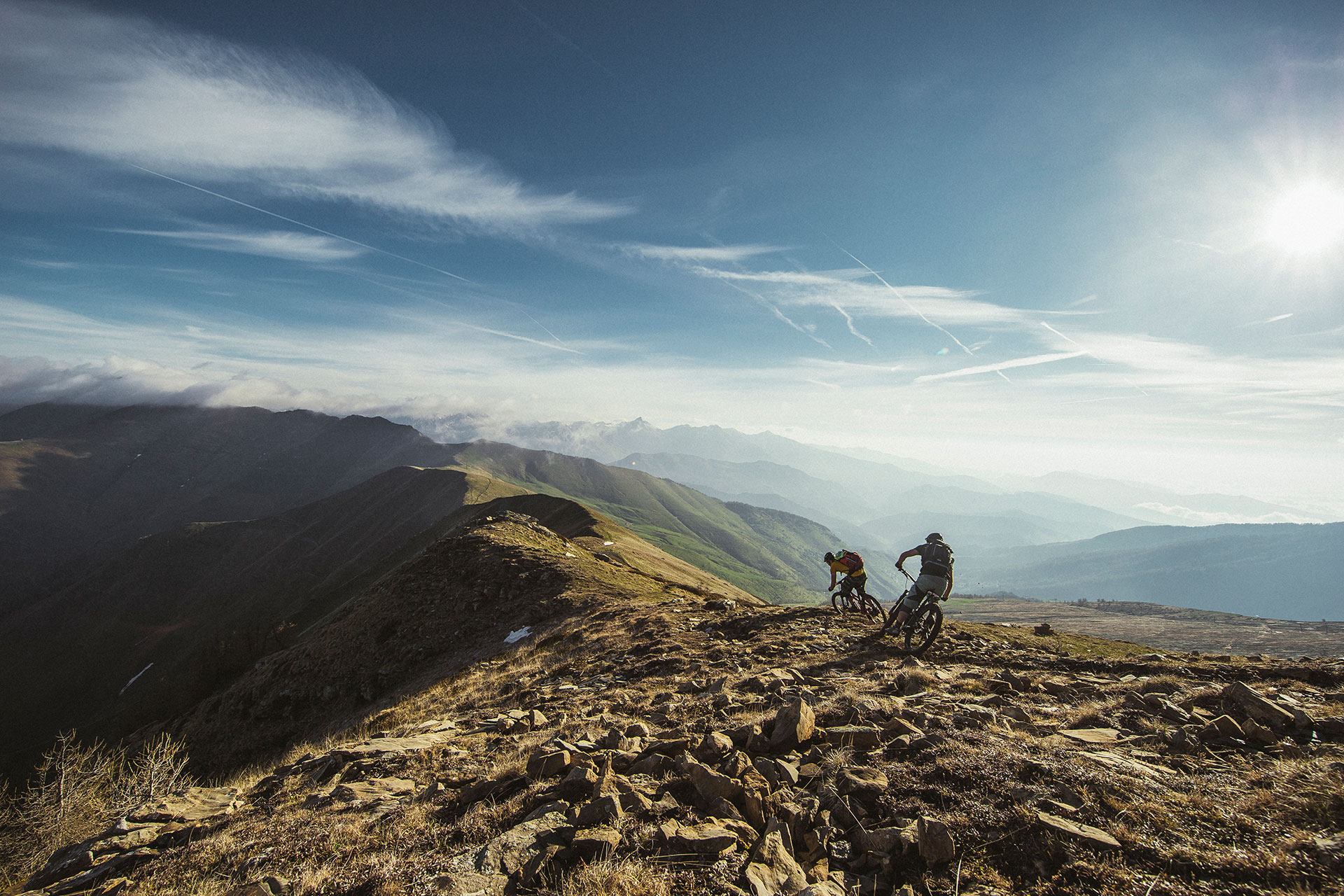 Berge Sport Outdoor Mountainbike Landschaft Fotograf Maloja Deuter Frankfurt 