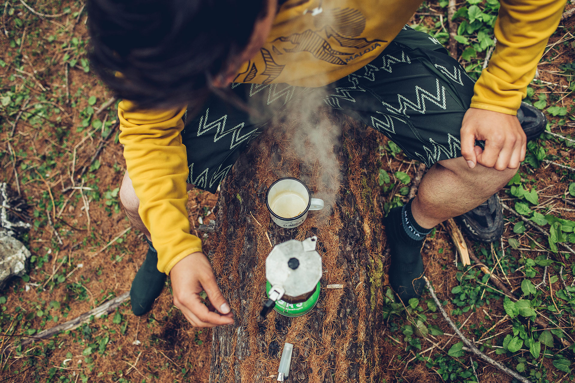 Cafe Campen Lagerfeuer Kochen Outdoor Fotograf Sport Mountainbike Zürich Schweiz 