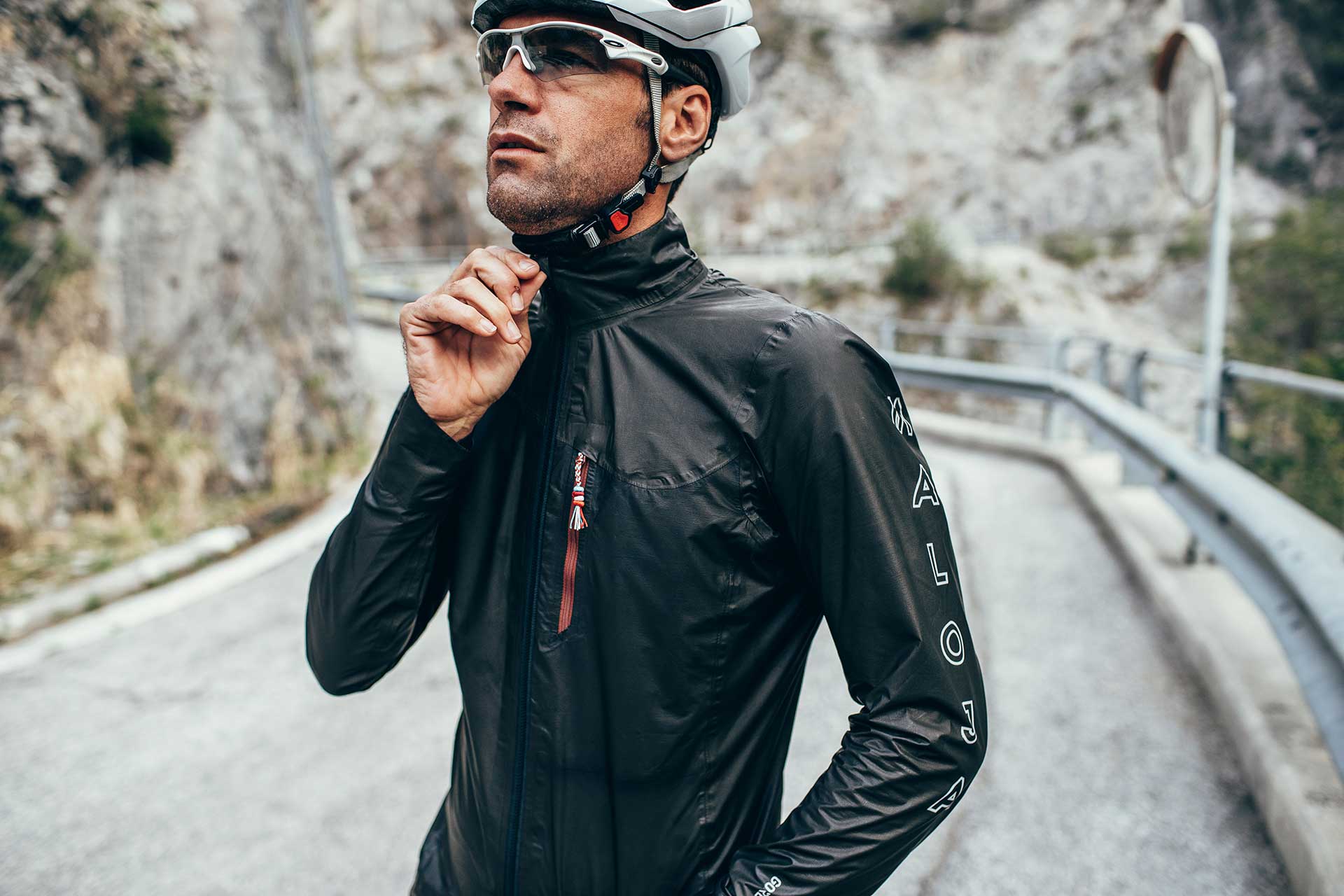 Funktionsbekleidung Fotograf Rennrad Sport Alpen Berge Outdoor Italien