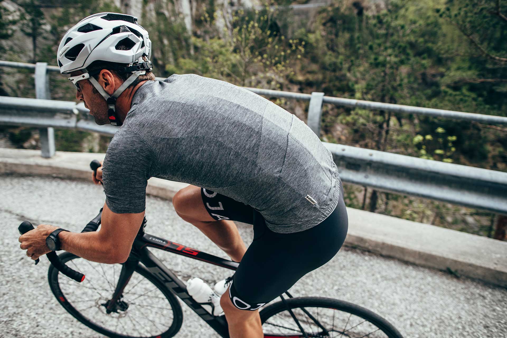 Fotograf Roadbike Maloja Kampagne Bekleidung Sport Florenz