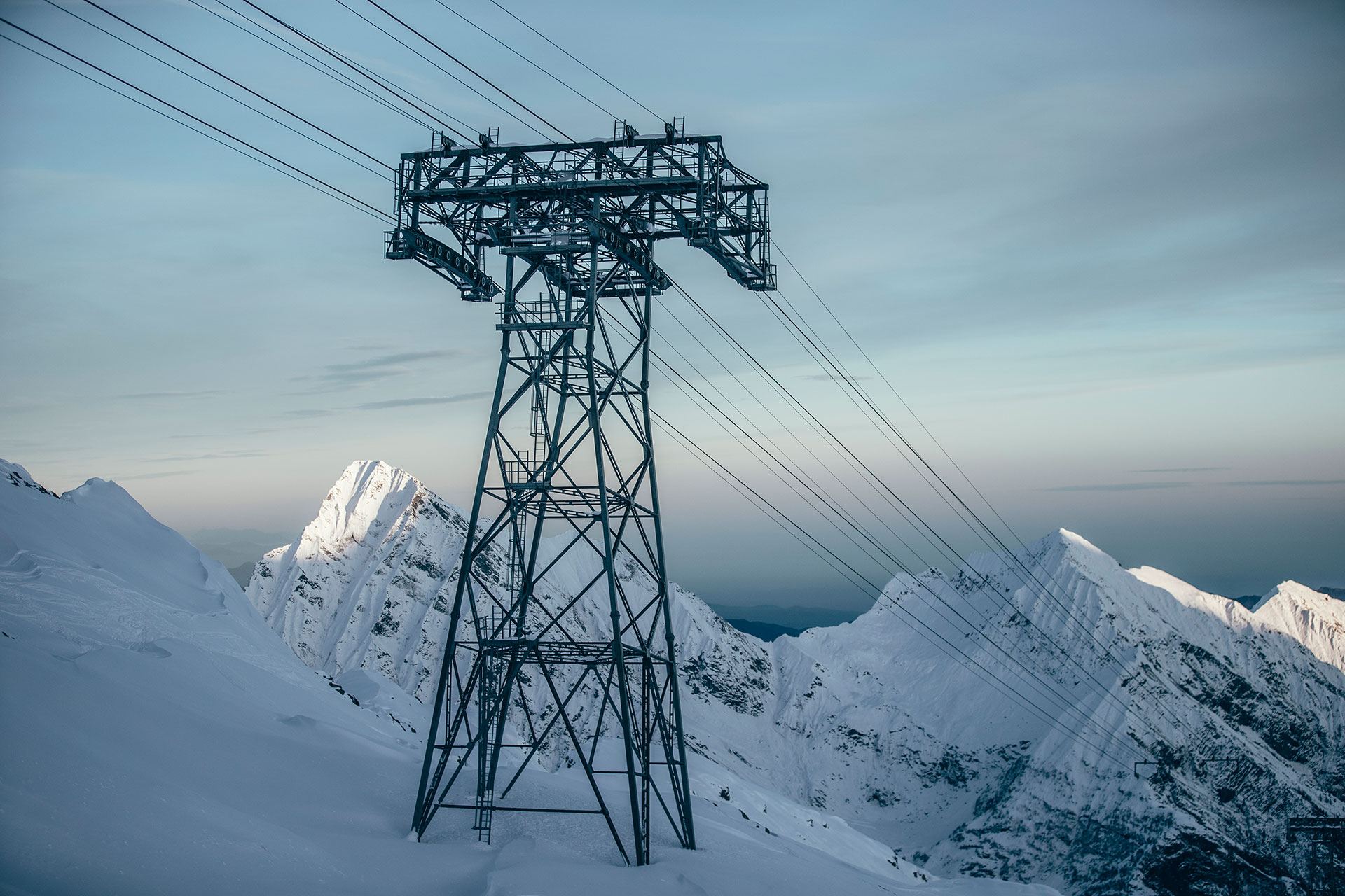 Fotoproduktion Winter Landschaft Tiefschnee Fotograf München Sport Michael Müller