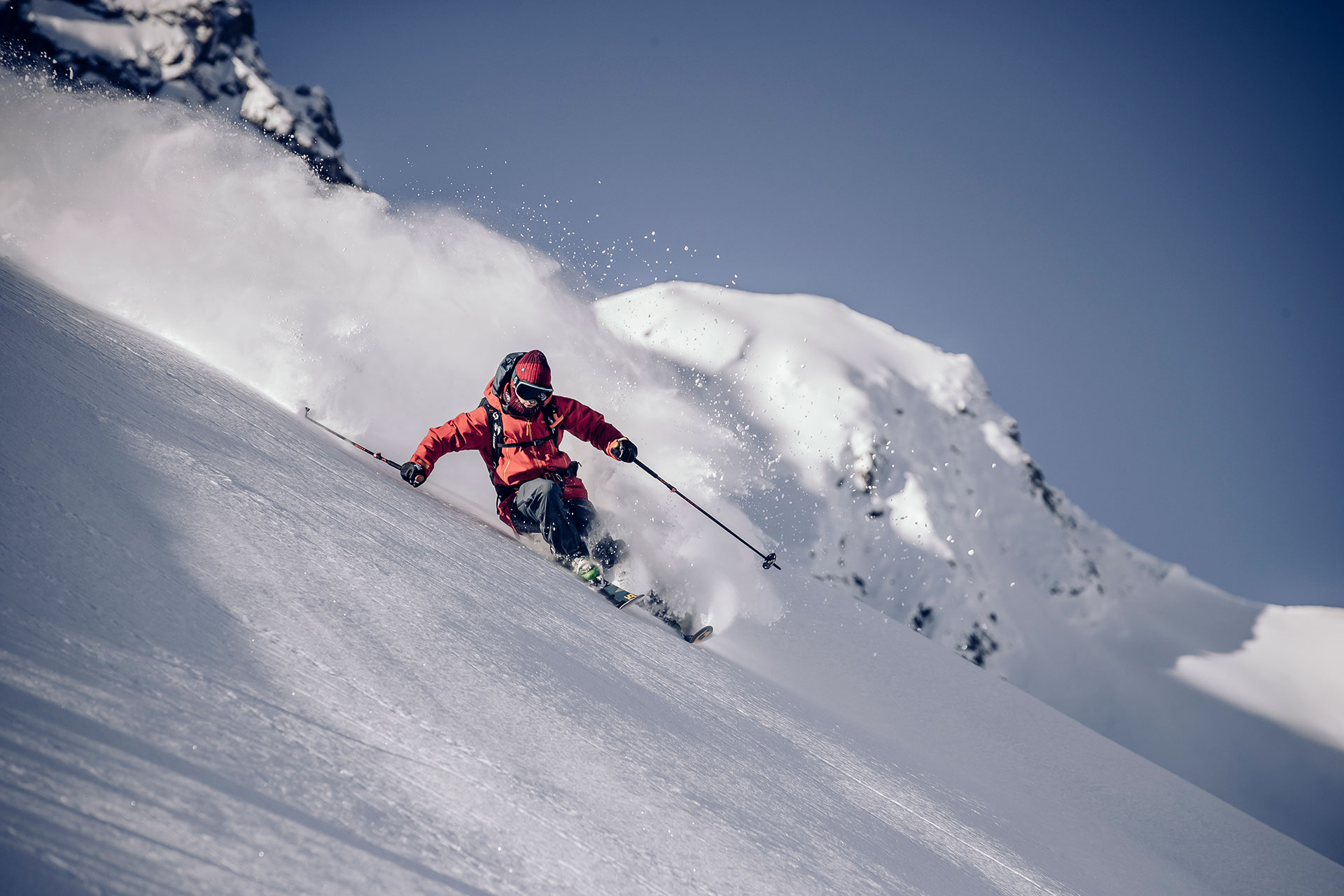 Aktion Fotograf Michael Müller Outdoor Winter Schnee Freeride Fotoproduktion London United Kingdom 