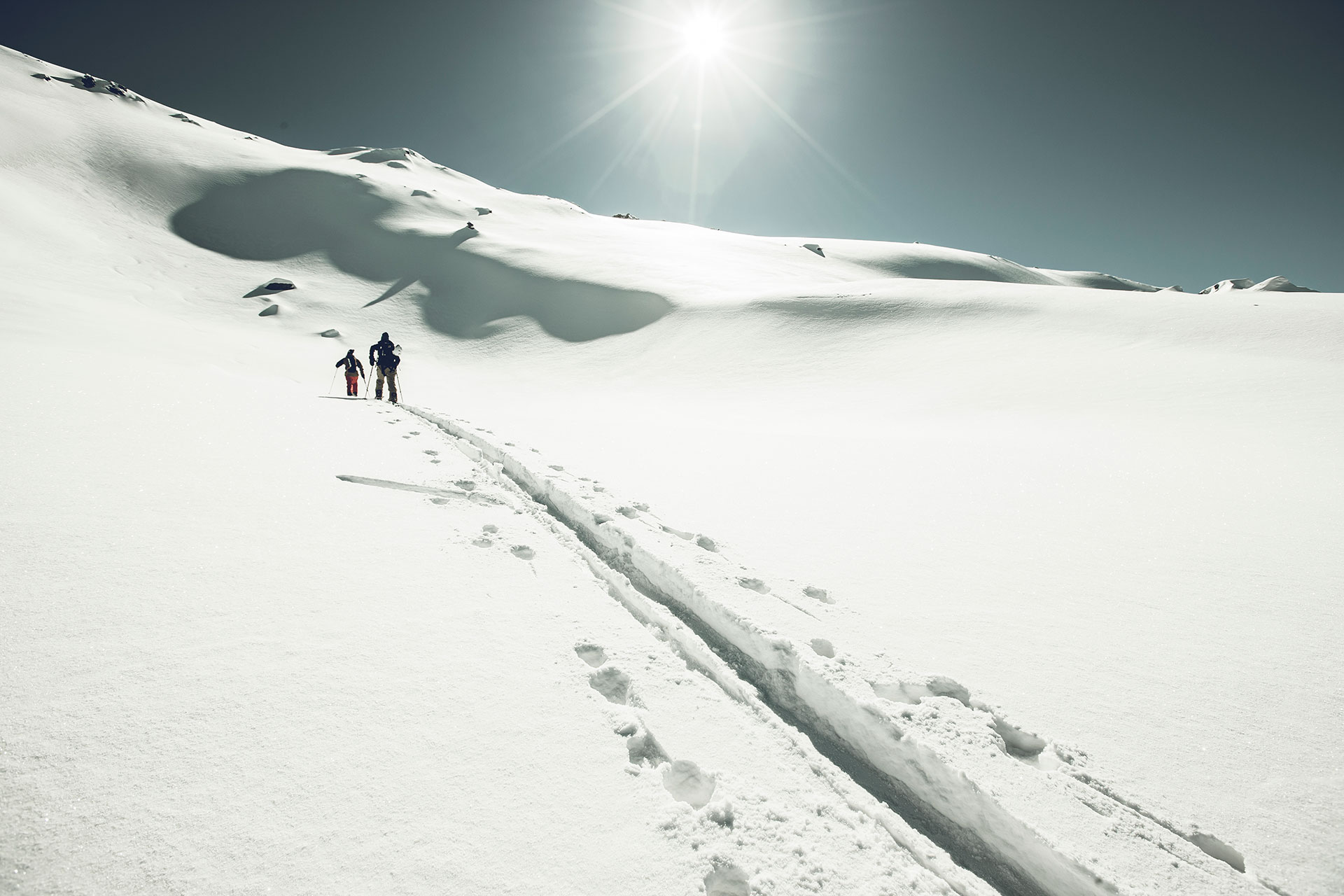 Wintersport Tiefschnee Fotograf Skitour Sport München Deutschland Michael Müller
