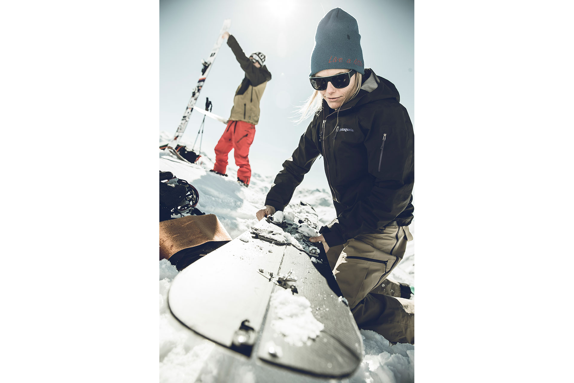 Tour Winter Splitboard Sportfotograf Winter Fotoproduktion Tiefschnee Salzburg Österreich