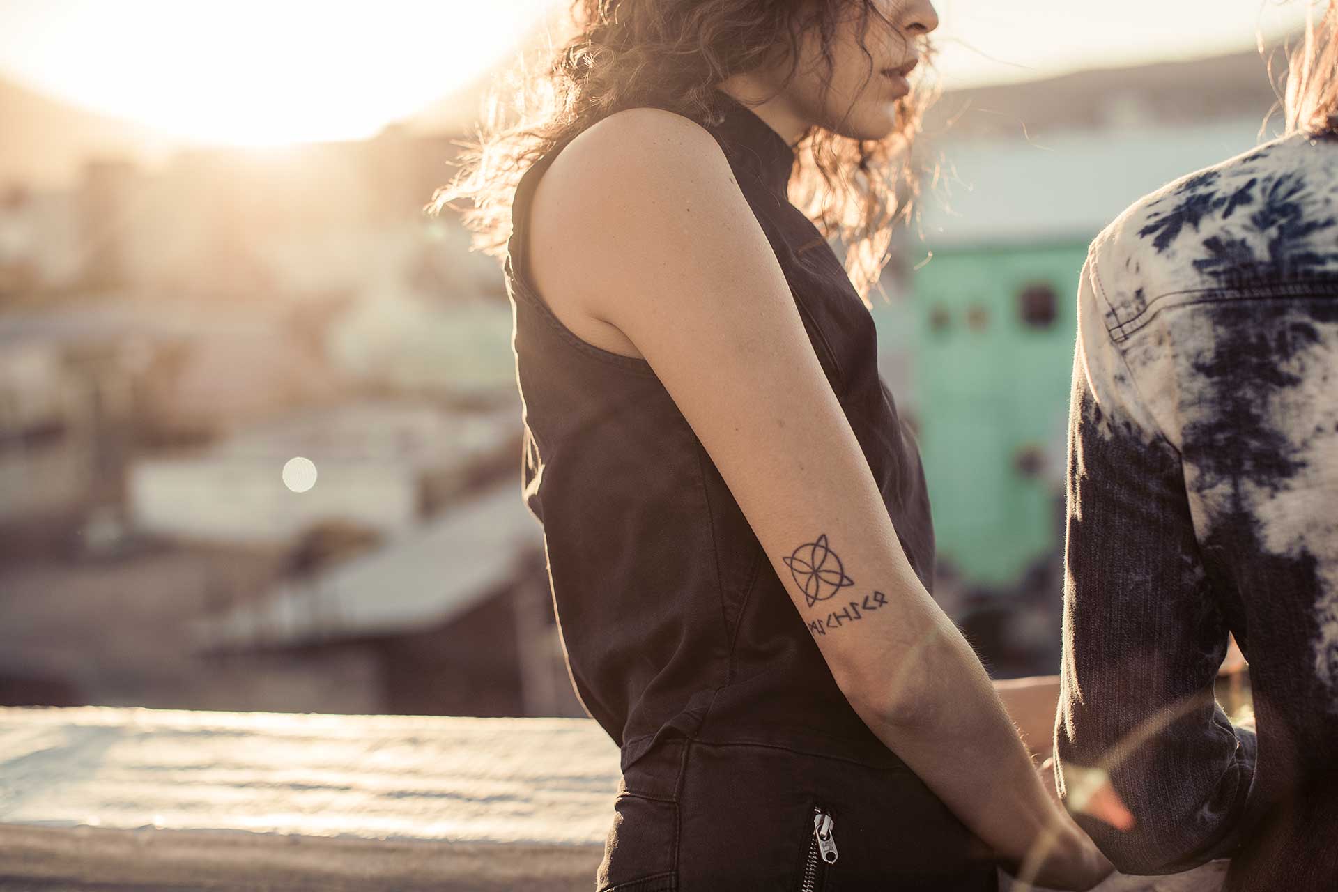 Tattoo Rooftop People Lifestyle Portrait Fotograf Berlin Deutschland