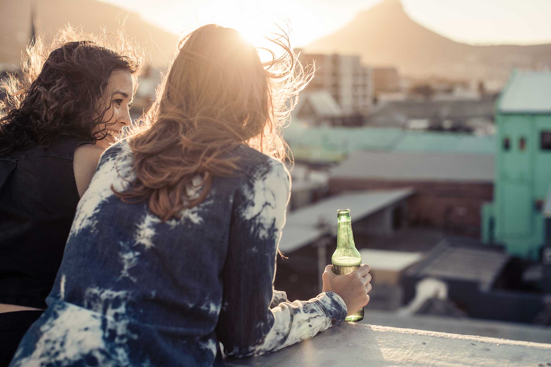 Bier Rooftop Party Lifestyle Fotograf Werbung Kapstadt