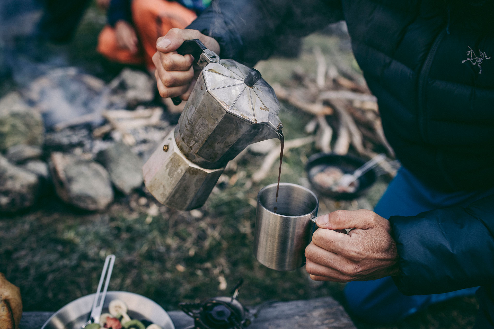 Kaffee Kochen Fotografie Camping Sport Berge Zürich Schweiz Michael Müller