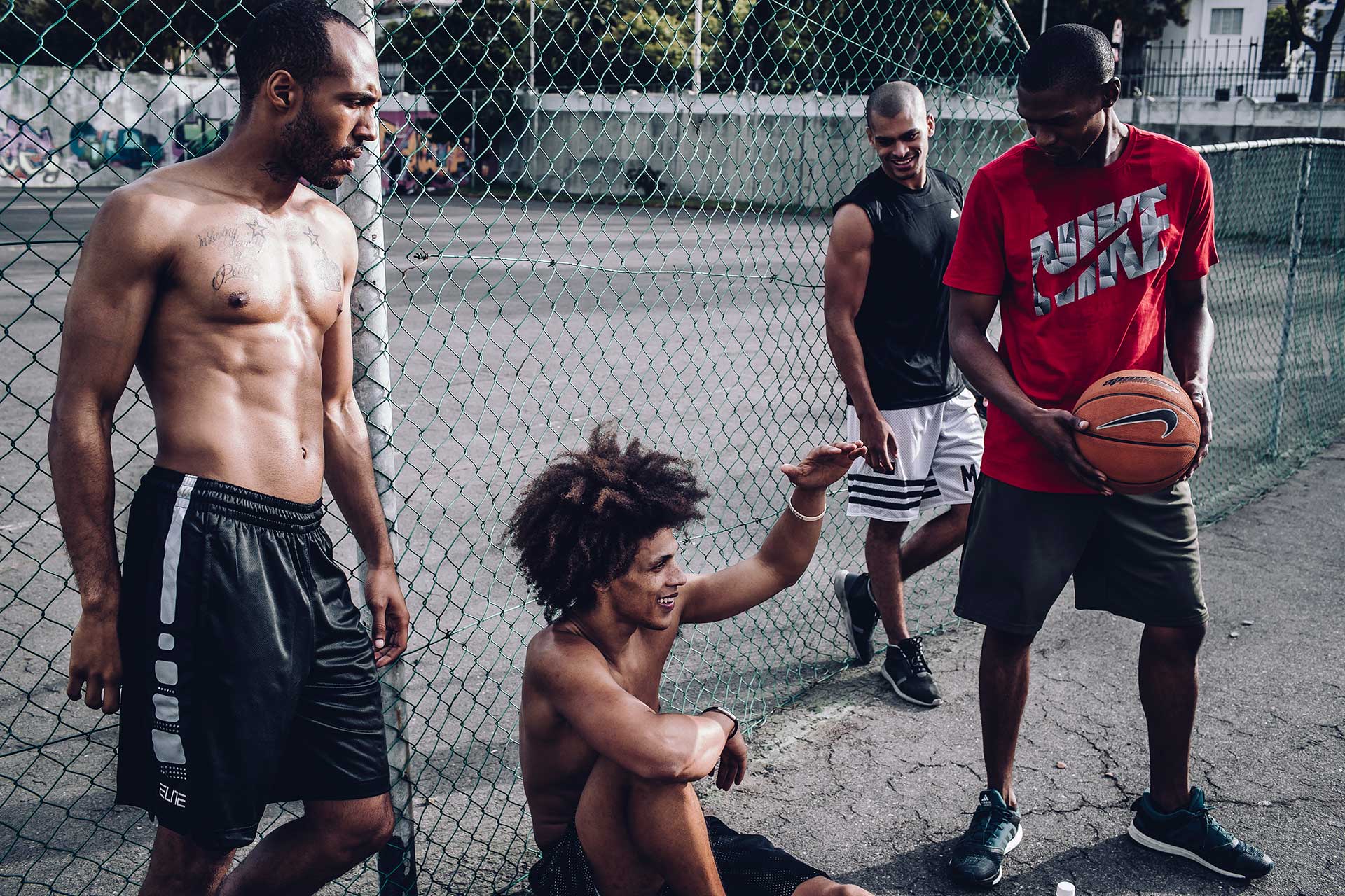 Fotograf Michael Müller Basketball Outdoor Training New York 