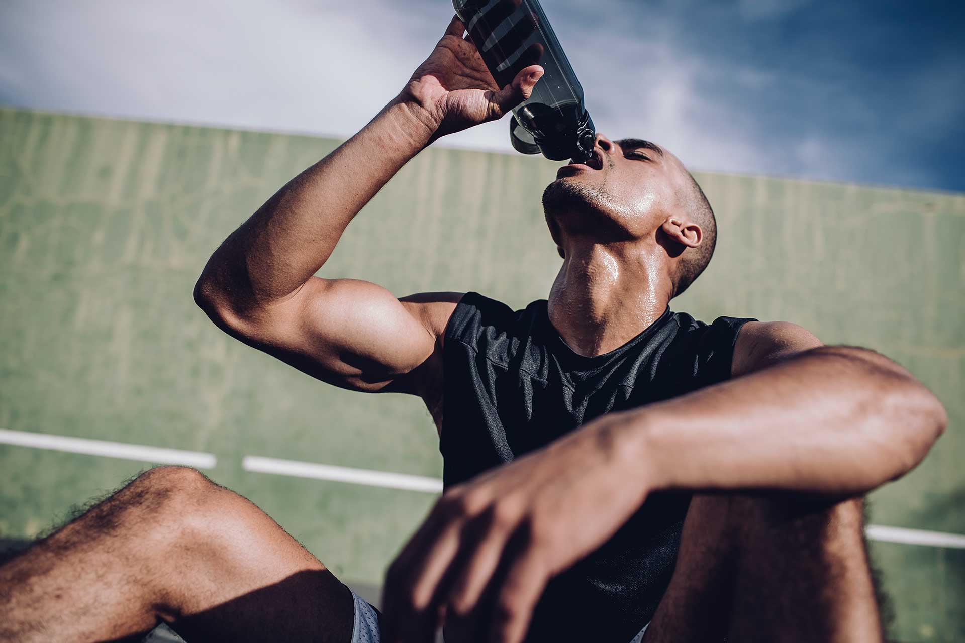 Basketball Spieler Sport Sportbekleidung Fotograf Kapstadt Trinkflasche