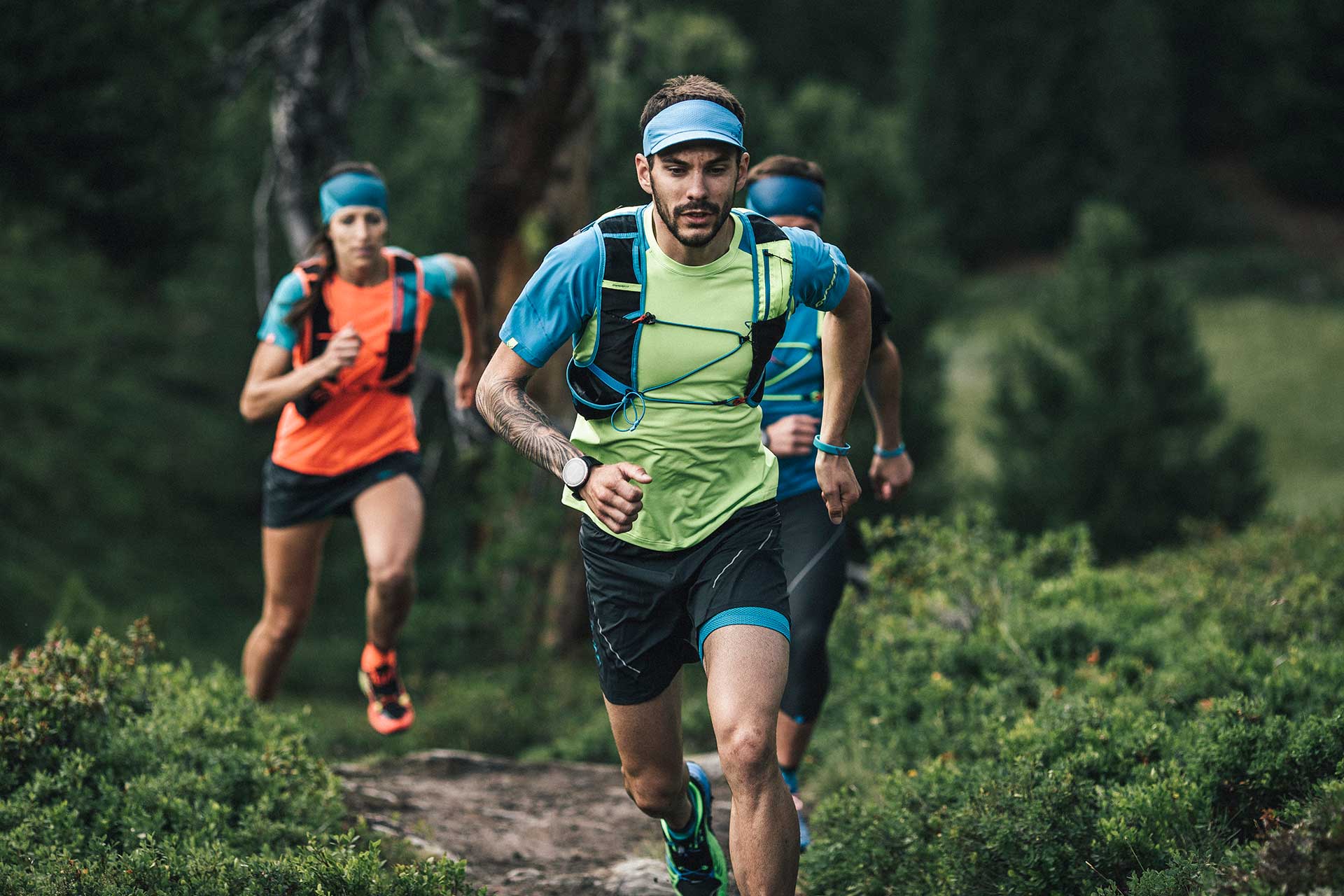 Fotograf Kampagne Dynafit Sportbekleidung Fotograf Trail Running Singeltrack Köln Deutschland 