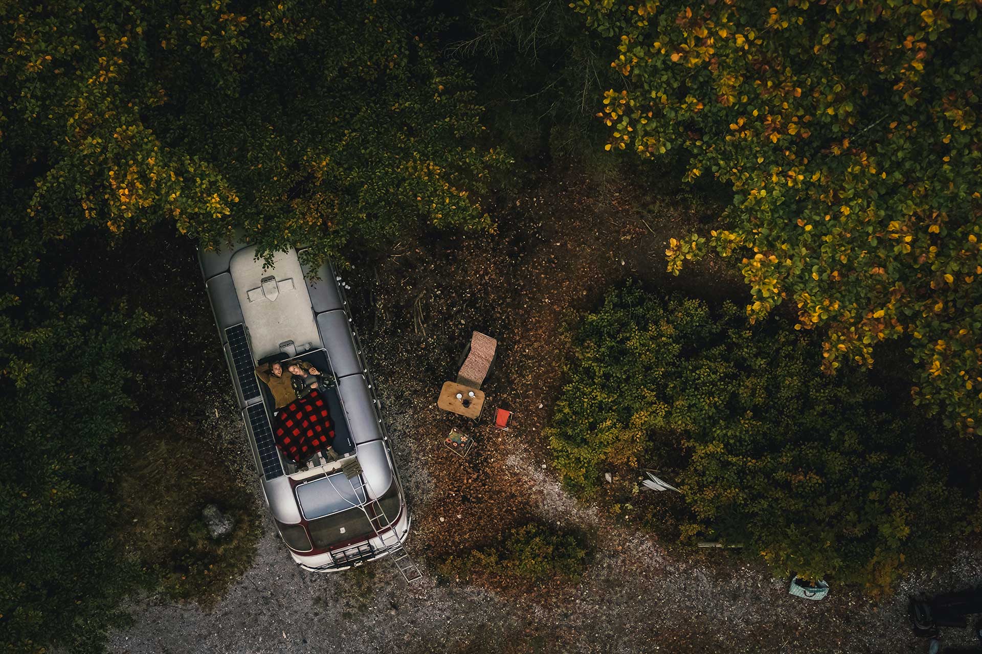 Camping Wald Vanlife Setra Fotograf Pärchen Stuttgart